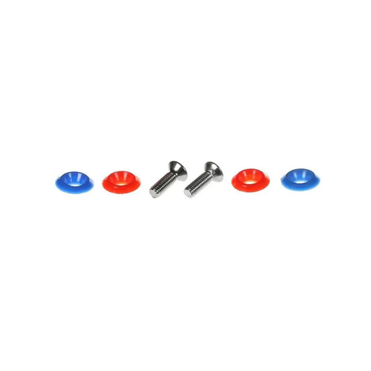 Mechline AquaJet AJTD027 Red Blue Inserts and Screws